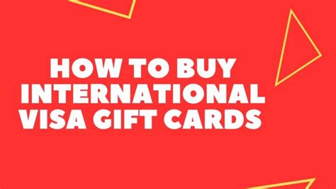 where to buy international visa gift cards.